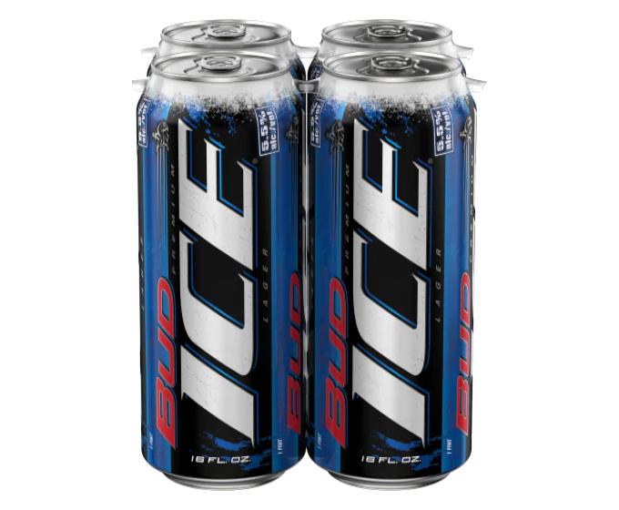 Budweiser Bud Ice Lager 16oz 4-Pack Can