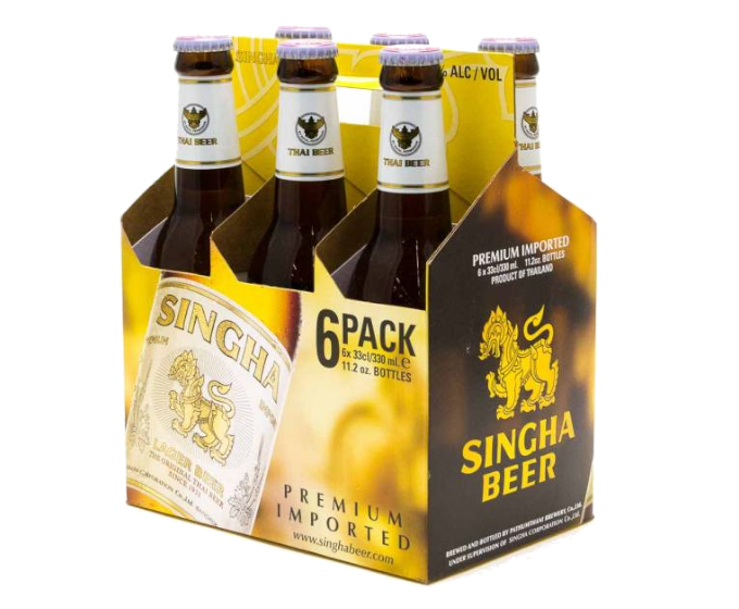 Singha 11.2oz 6-Pack Can