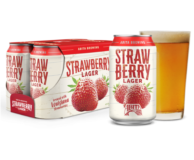 Abita Strawberry Lager 12oz 6-Pack Can