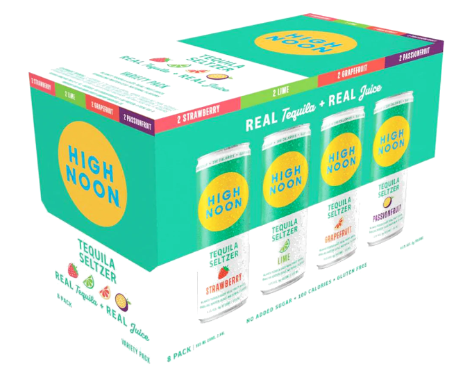 High Noon Tequila Seltzer Variety Pack 12oz 8-Pack Can