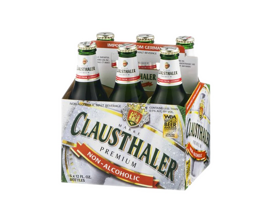 Clausthaler Premium Non Alcoholic 12oz 6-Pack Bottle