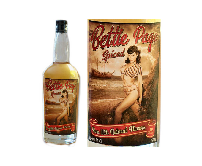 Bettie Page Spiced Rum 750ml