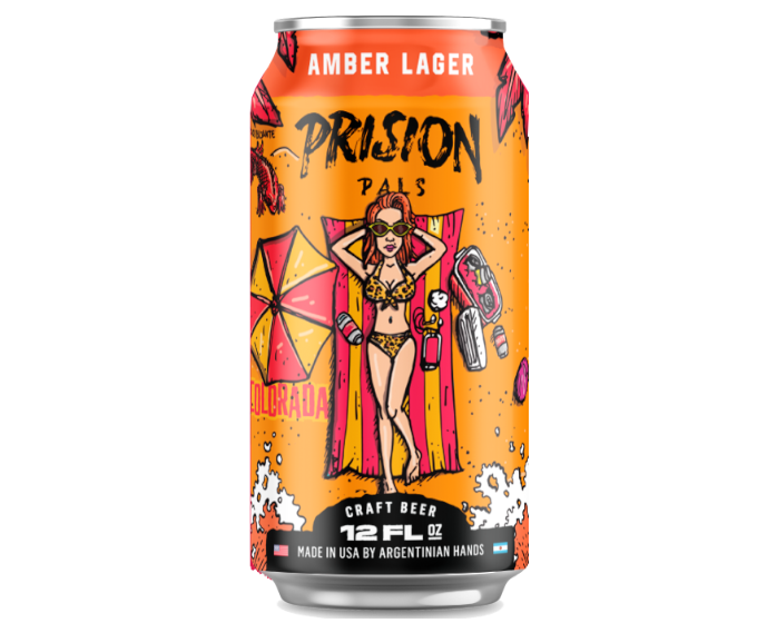 Prision Pals La Colorada Amber Lager 12oz 6-Pack Can