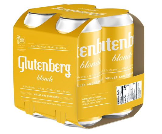 Glutenberg Blonde Ale 16oz 4-Pack Can