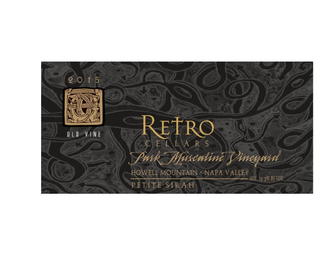 Retro Park Muscatine Howell Mountain Petite Sirah 2015 750ml