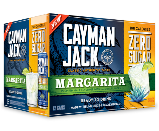 Cayman Jack Margarita Zero Sugar 12oz 12-Pack Can