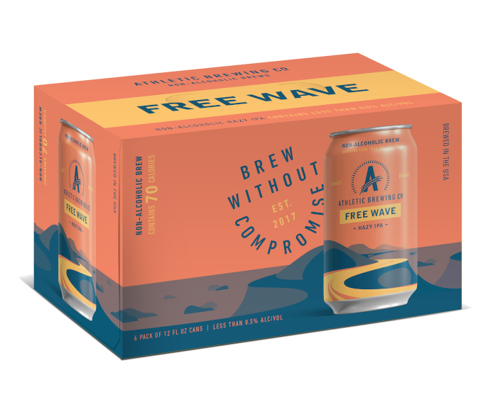 Athletic NA Free Wave Hazy IPA 12oz 6-Pack Can