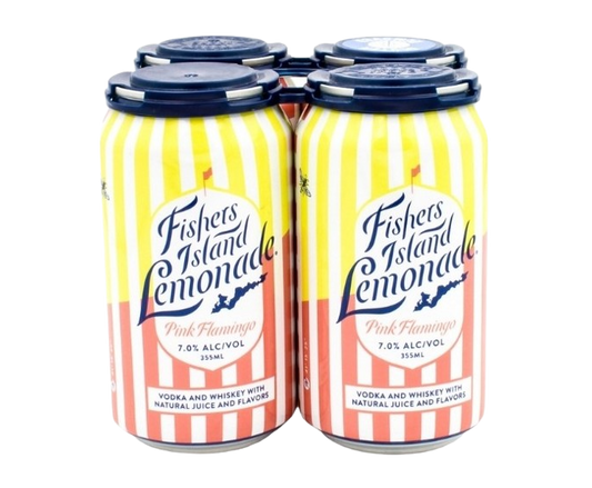 Fishers Island Lemonade Pink Flamingo 355ml 4-Pack Can