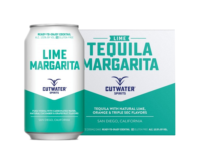 Cutwater Lime Tequila Margarita 12oz 4-Pack Can