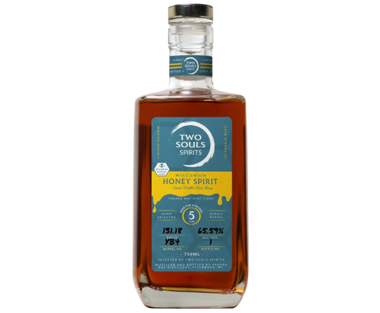 Two Souls Yahara Bay Honey Spirit 5 Years  Whisconsin SB 750ml