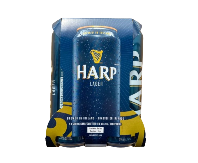 Harp Lager 14.9oz 4-Pack Can (Scan Correct Item)