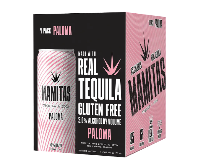 Mamitas Tequila & Soda Paloma 12oz 4-Pack Can